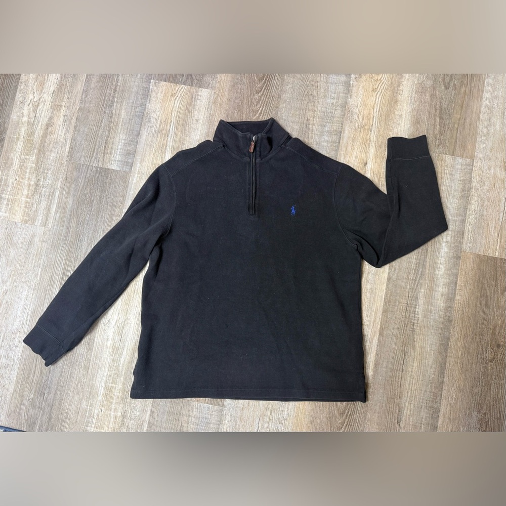 Ralph Lauren Black Polo Pullover
